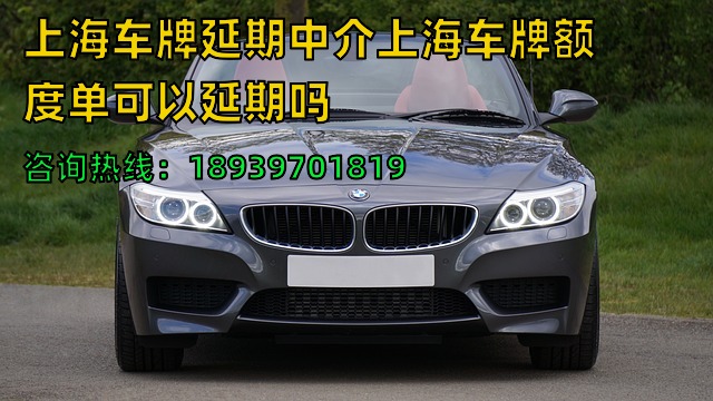 上海车牌延期中介上海车牌额度单可以延期吗