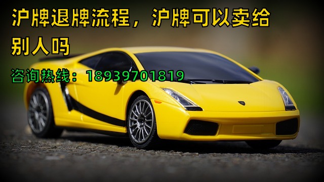 23年沪牌退牌流程，沪牌可以卖给别人吗